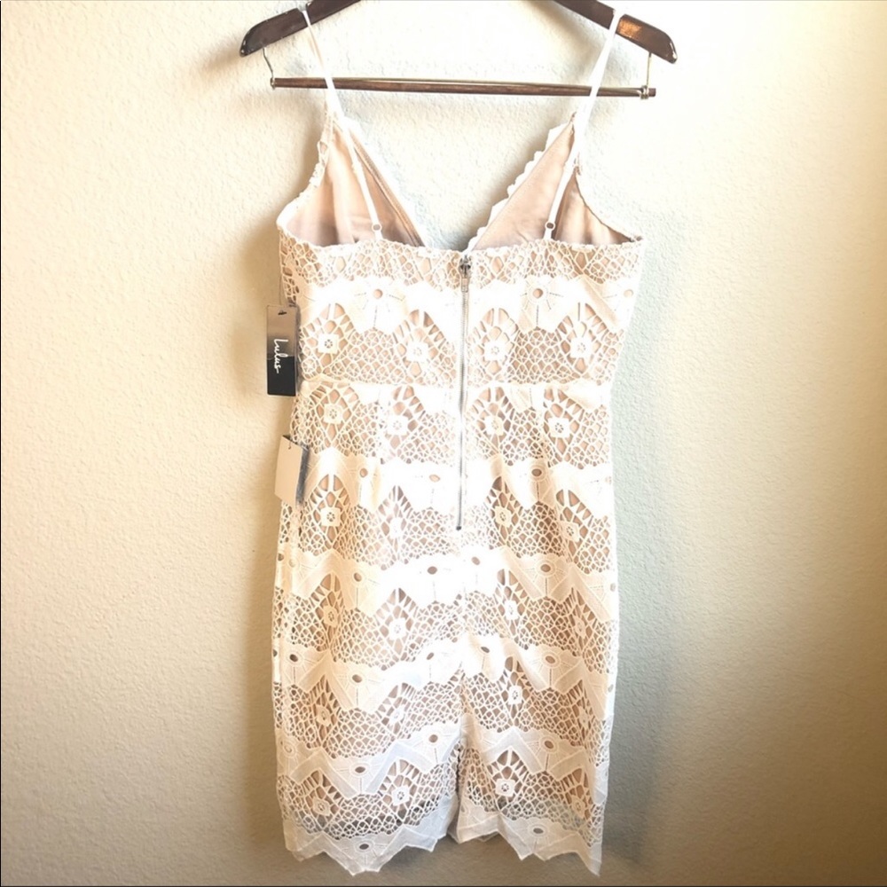 FLASH SALE! Lulus white lace spaghetti strap dress - Picture 5 of 8